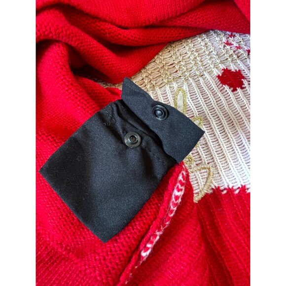 Holiday Time Women's Red Christmas Sweater Reindeer Singing Size XL - Picture 7 of 15